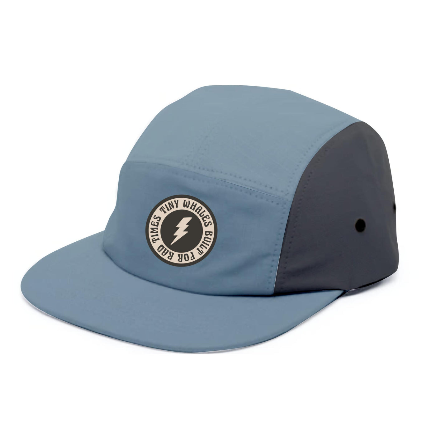 Lakesiede 5 Panel Hat | Dusty Blue Black