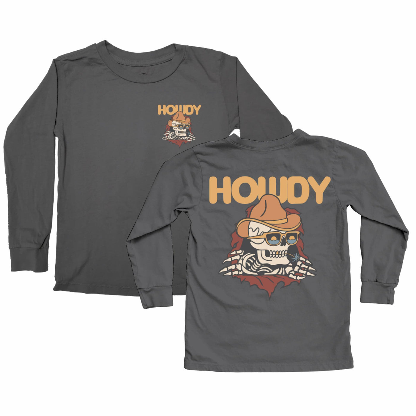 Howdy Partner LS Tee | Vintage Black