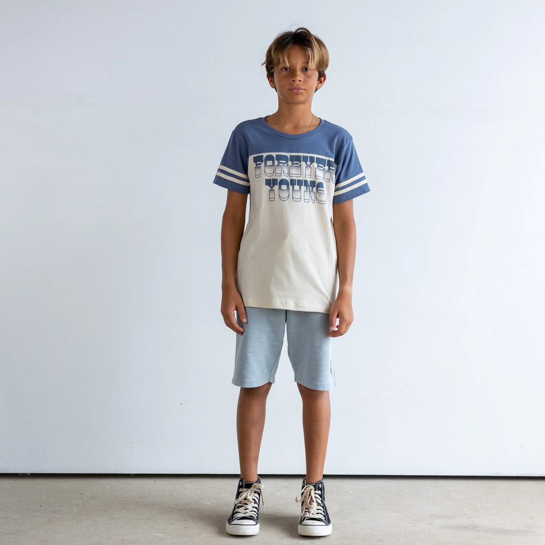 Forever Young Football Tee