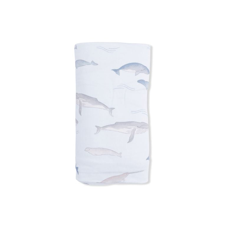 Swaddling Blanket | Little Whales