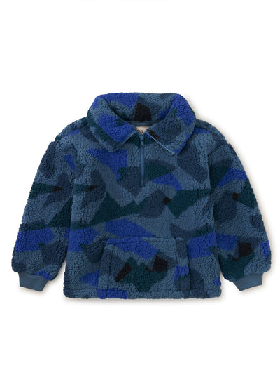 Teddy Fleece Pullover | El Calafate Glaciar Camo