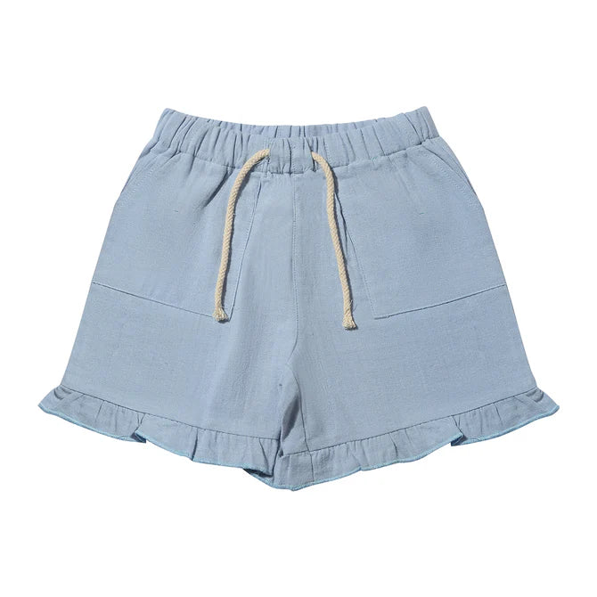 Brynlee Shorts in Chambray