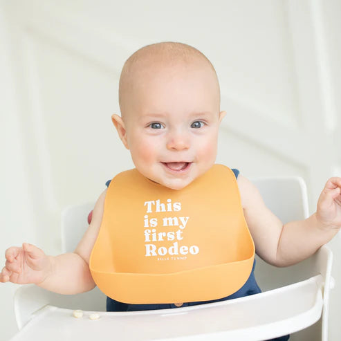 First Rodeo Wonder  Bib Apricot