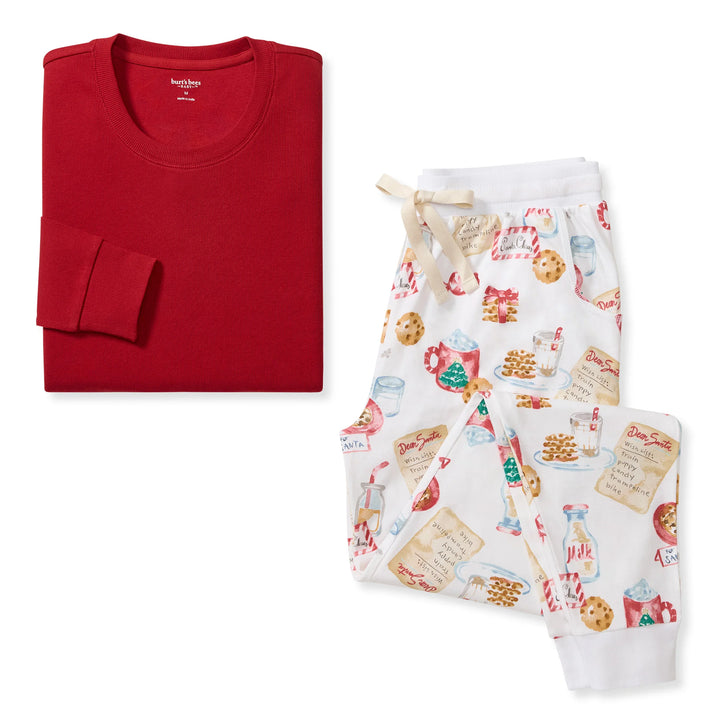 Cookies For Santa Organic Cotton PJ Set Womens