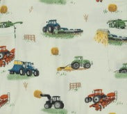 Farm Machines Swaddle Blanket