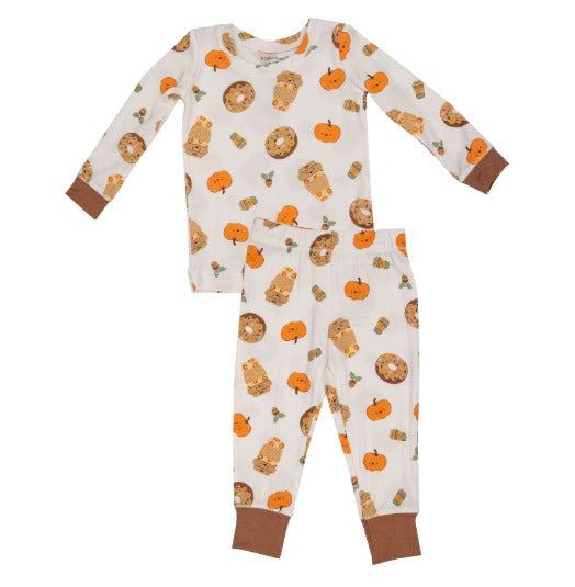 Pumpkin Spice Latte LS Pajama Set