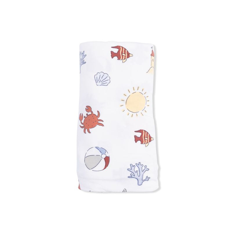 Swaddling Blanket | Sunny sandcastles