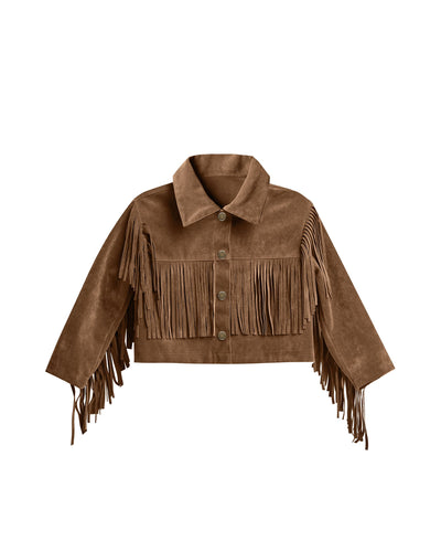 Fringe Jacket || Saddle