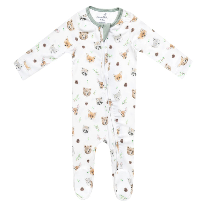 Zip Up Footie- Wilder