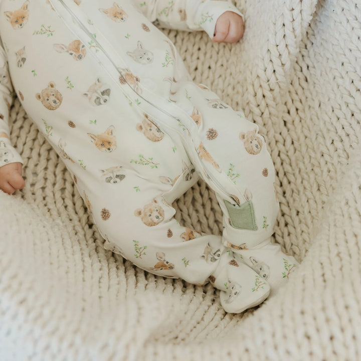 Zip Up Footie- Wilder