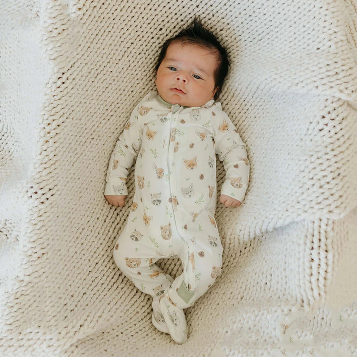 Zip Up Footie- Wilder