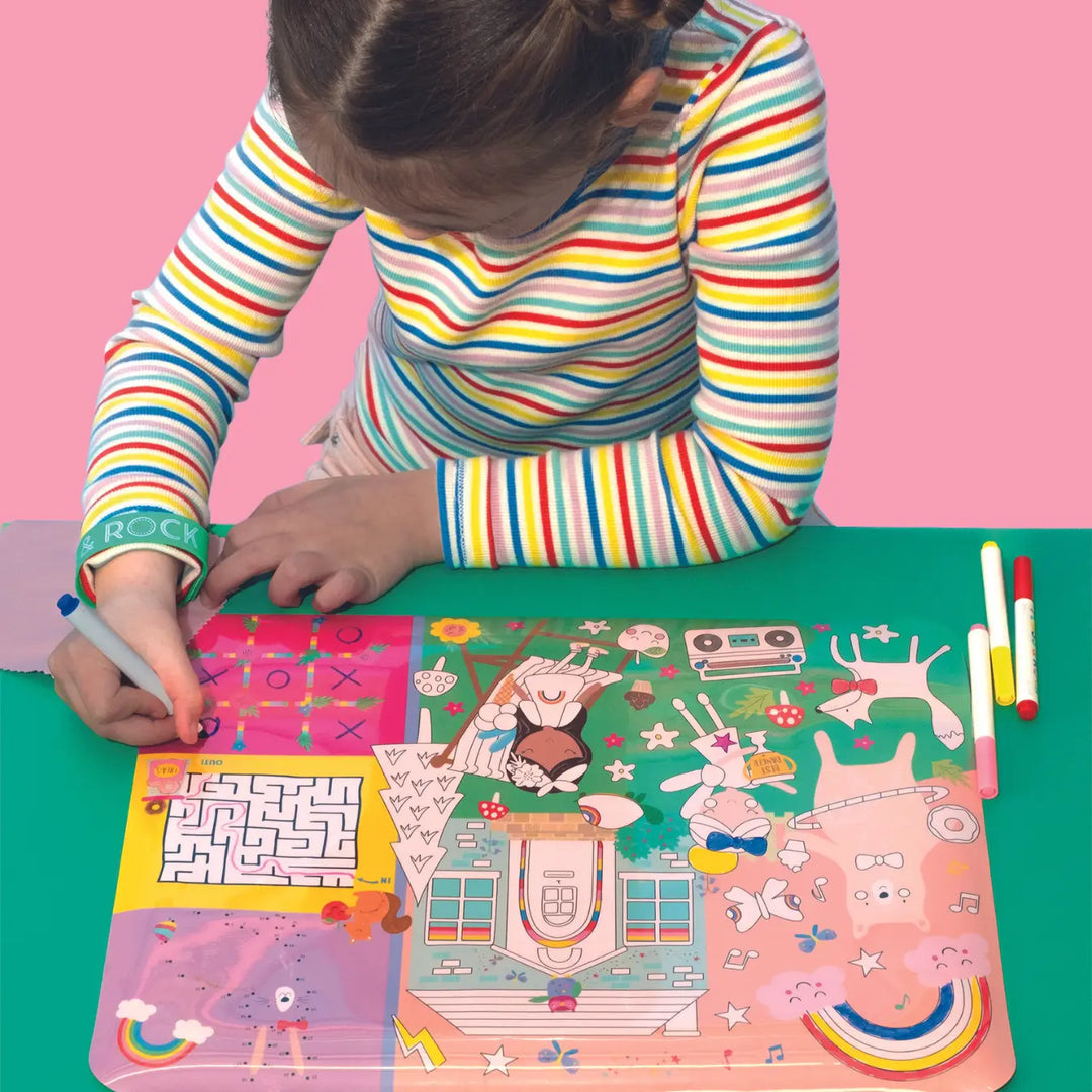 Rainbow Fairy Coloring Mat