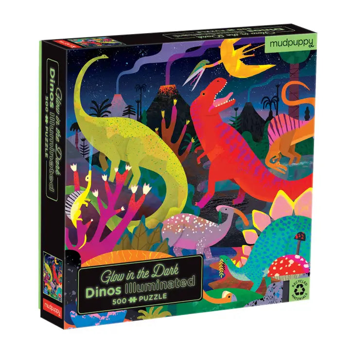 Dinosaur Illuminated 500 PC Puzzle