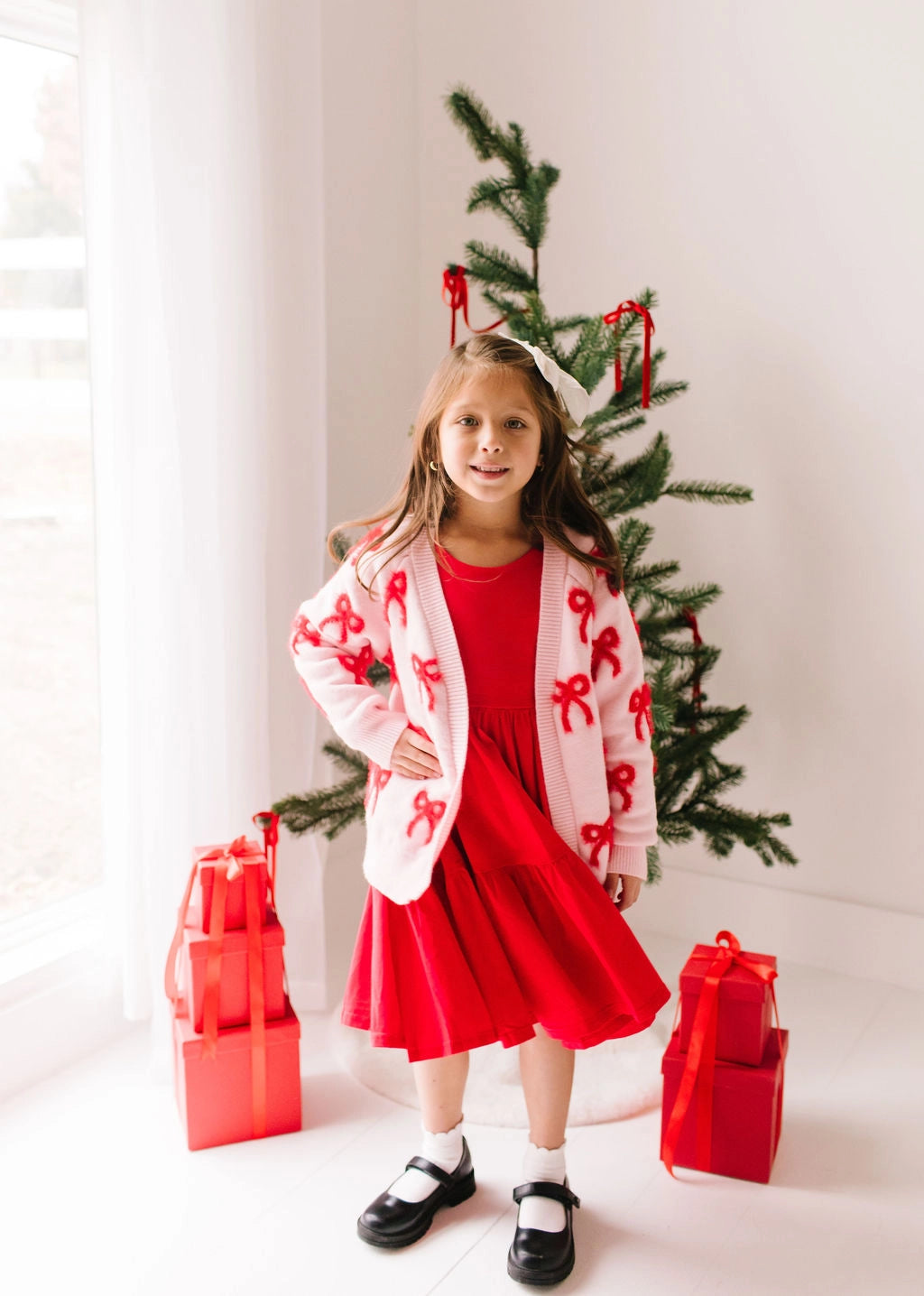 Bow Knit Cardigan