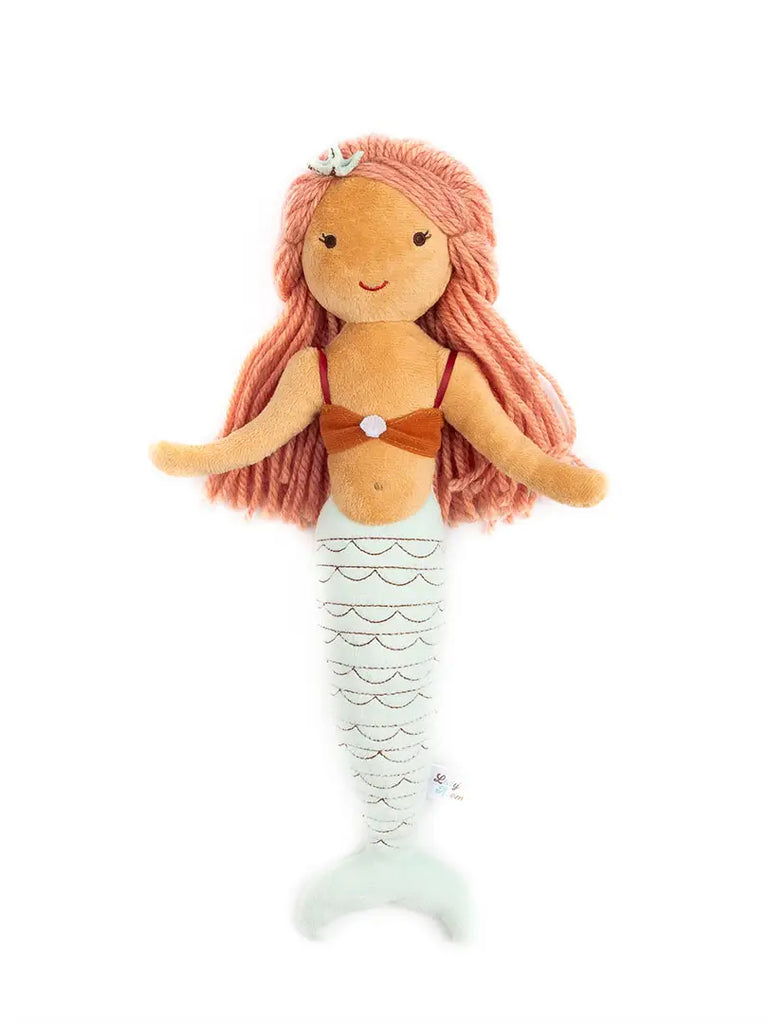 Mermaid Stuffed Plush Doll Heart of Gold Kids