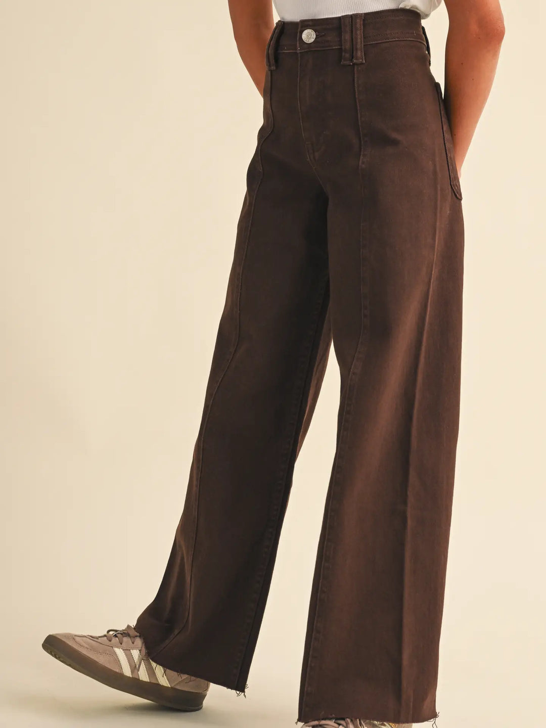 Tween Wide Leg Denim Pants