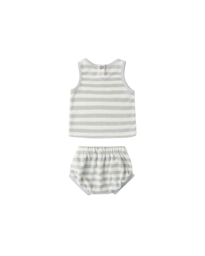 Terry Tank + Short Set || Sky Stripe