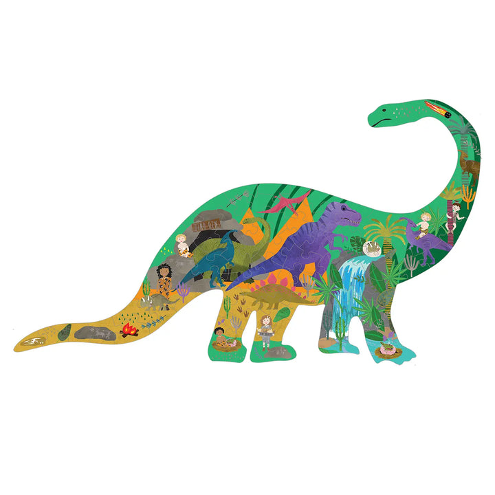 Dino Shaped Puzzle- 80 PC