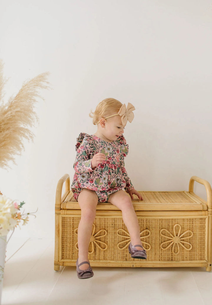 Leah Romper in Meadow Bloom