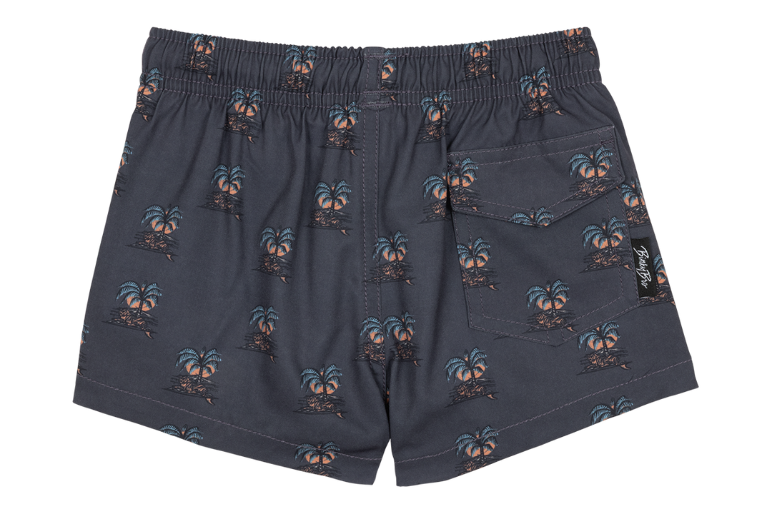 Kids Swimsuit Khan: Charcoal