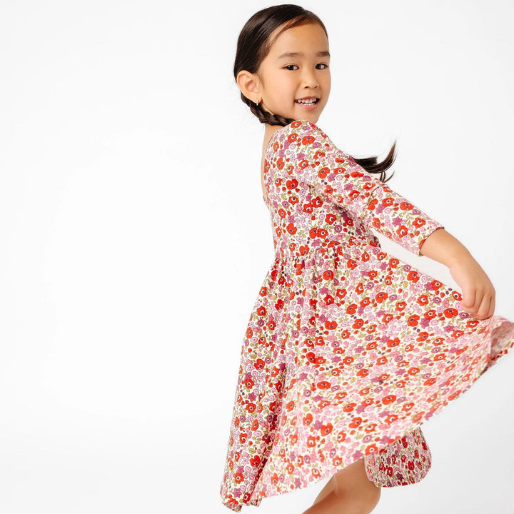 Ballet Dress in Poppy Floral