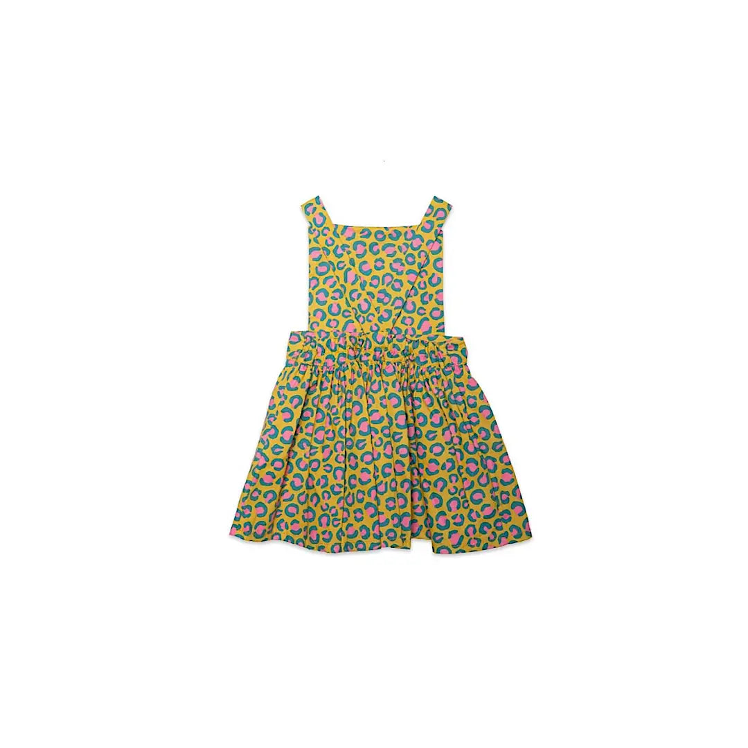 Pinafore Dress in Cheetah