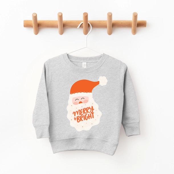 Merry and Bright Santa Sweatshirt