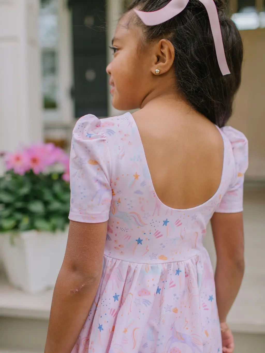 Puff Dress in Dreamy Unicorn