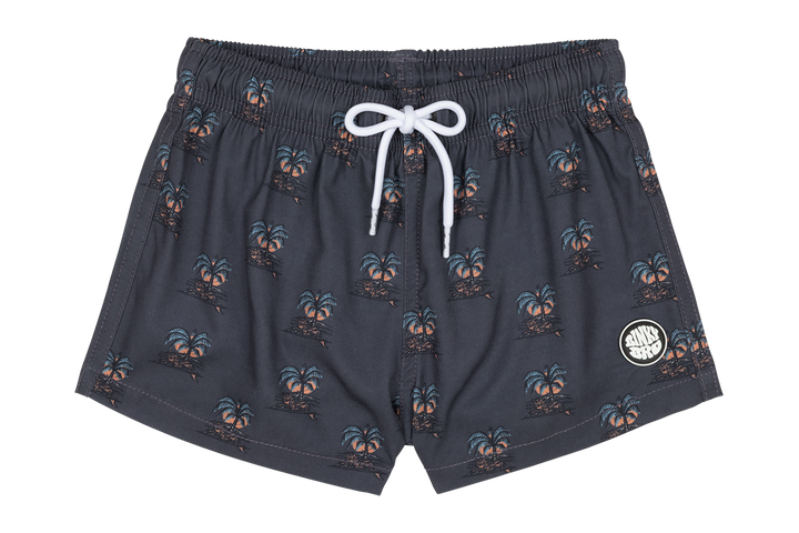 Kids Swimsuit Khan: Charcoal