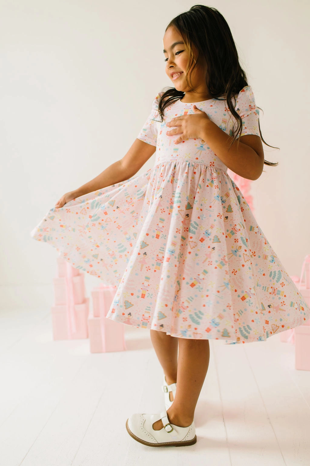 Puff Dress in Sugar Plum