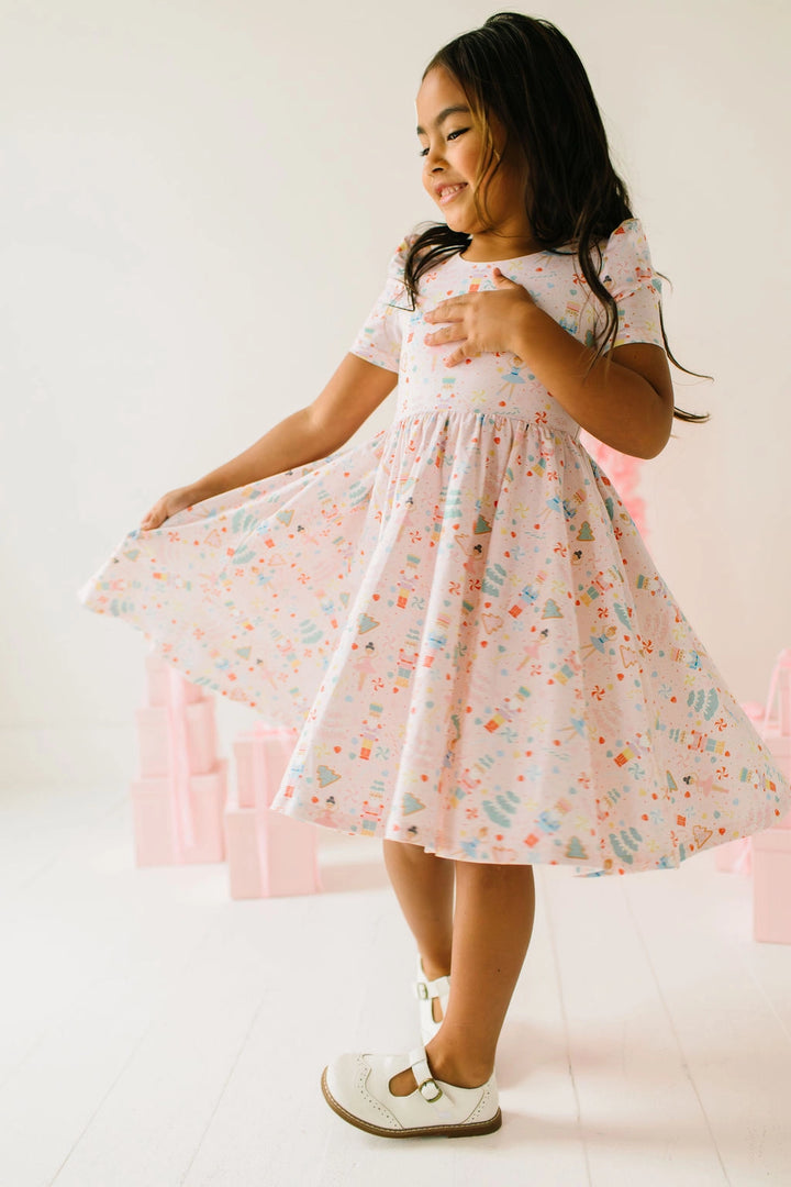 Puff Dress in Sugar Plum