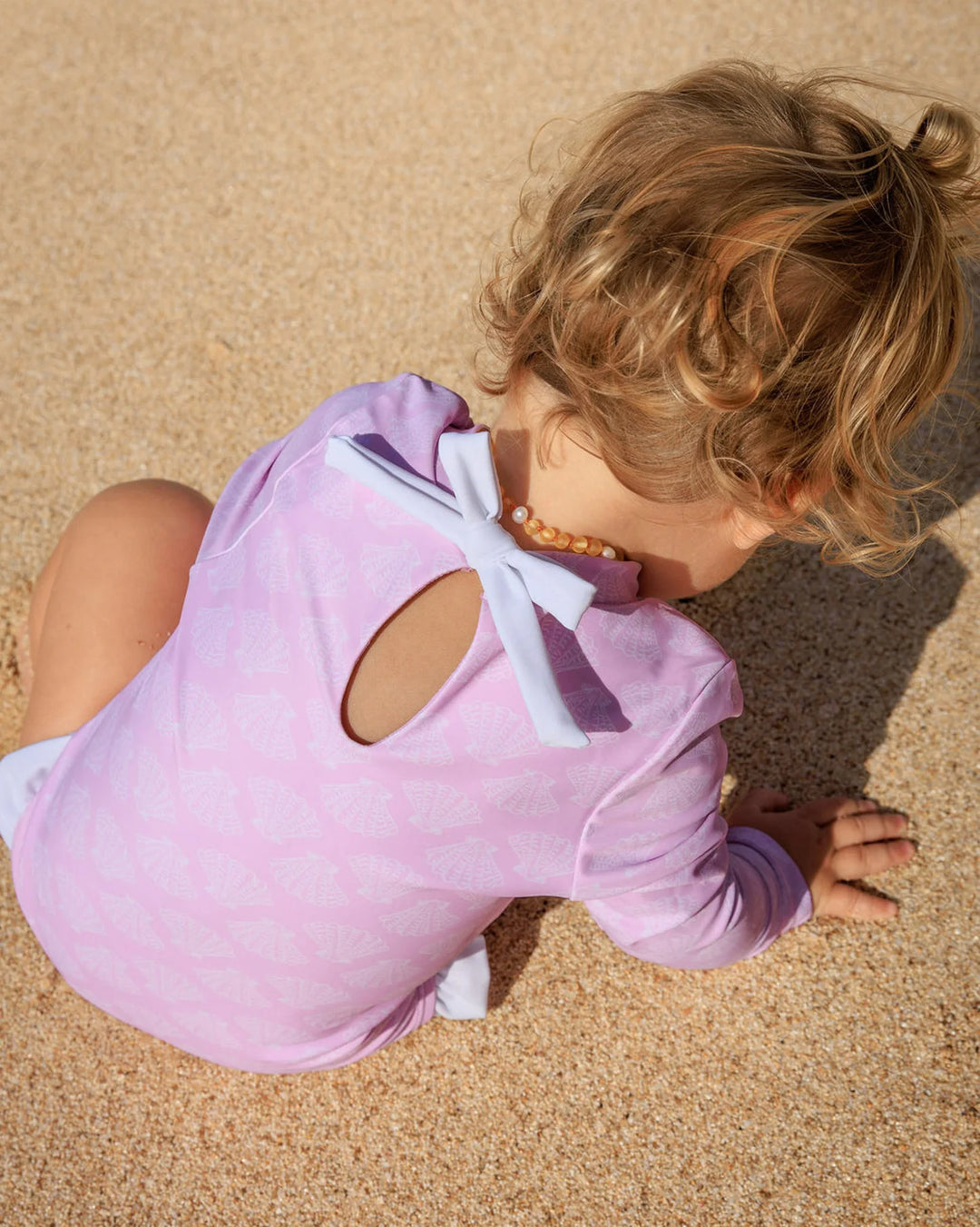 Coastal Cutie One-Piece Rashguard - Shell Yeah