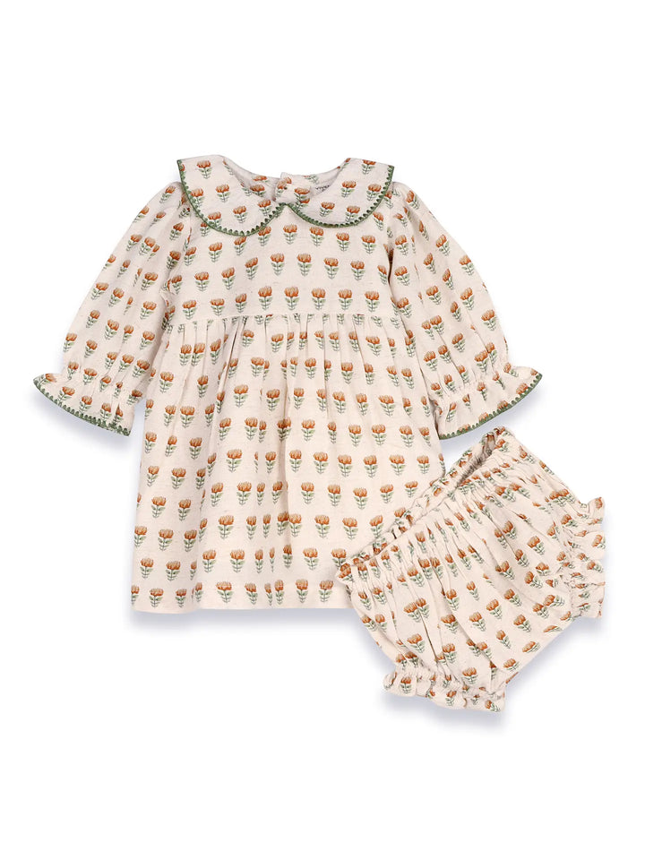 Ina Block Floral Dress & Bloomers