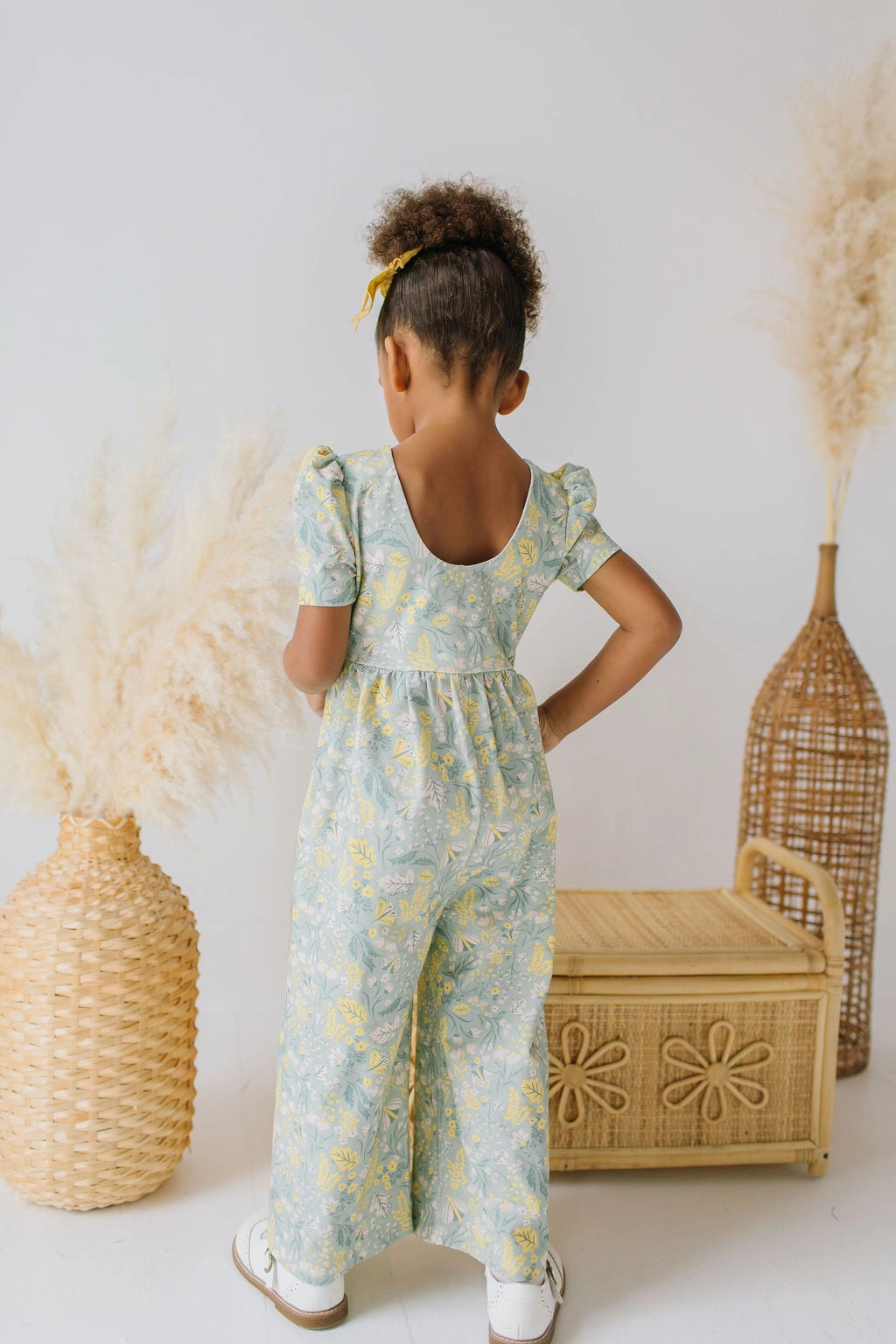 Sunlit Sage Leggy Romper