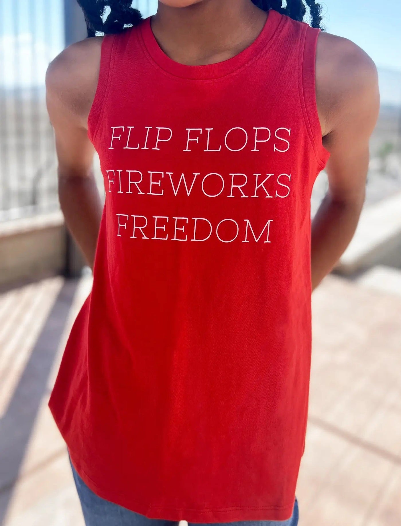 Flip Flop & Fireworks Tween Tank