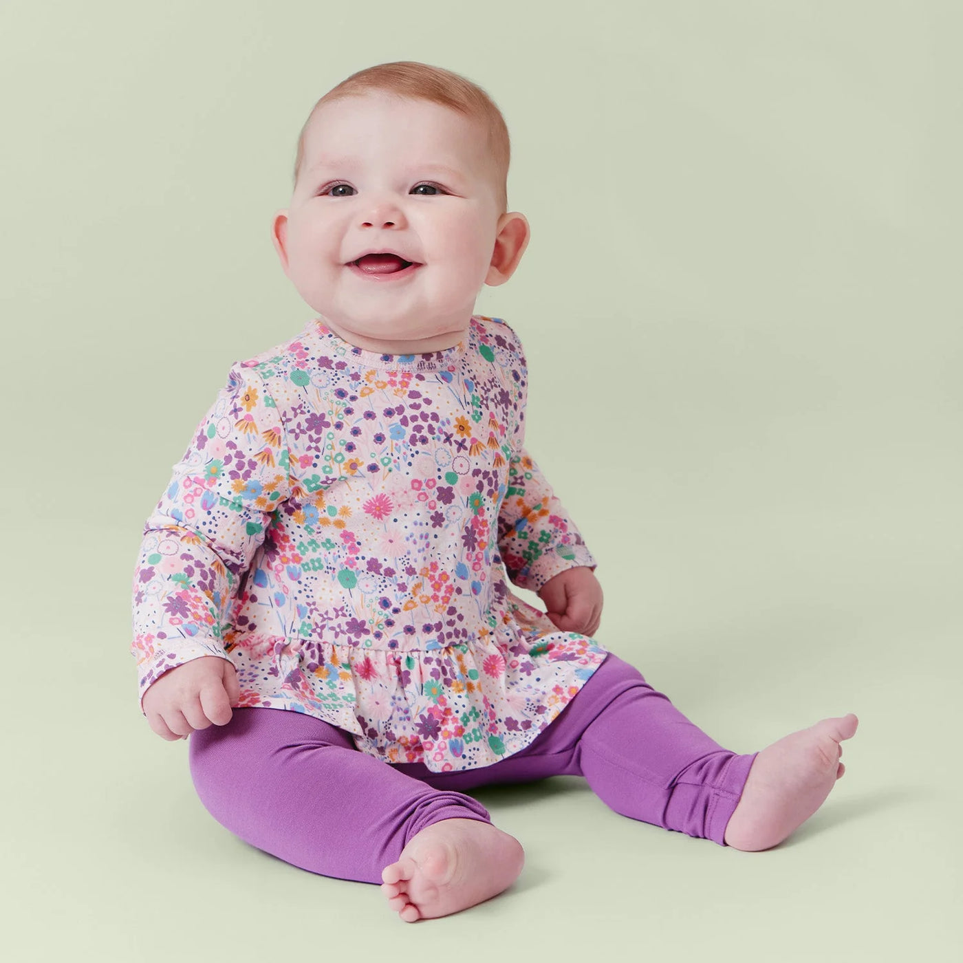 Isla Magnetic Baby rollaround L/S  /Top + Pant Set