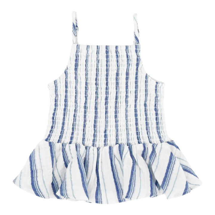Isla Stripe Smocked Top