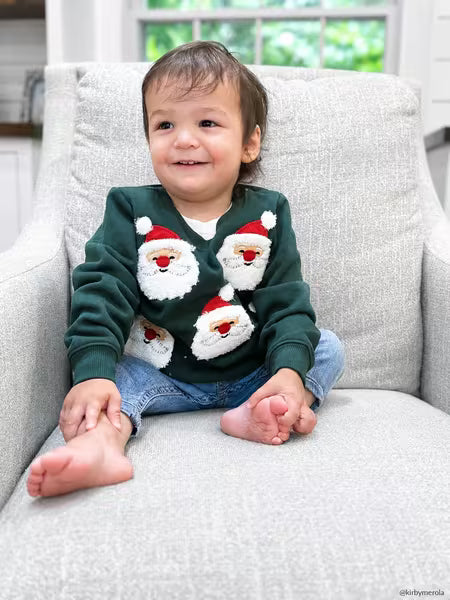 Santa Sweatshirt Green