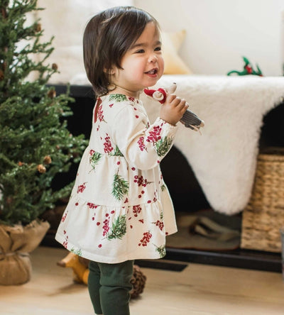 Winter Berries Organic Cotton Tunic Set