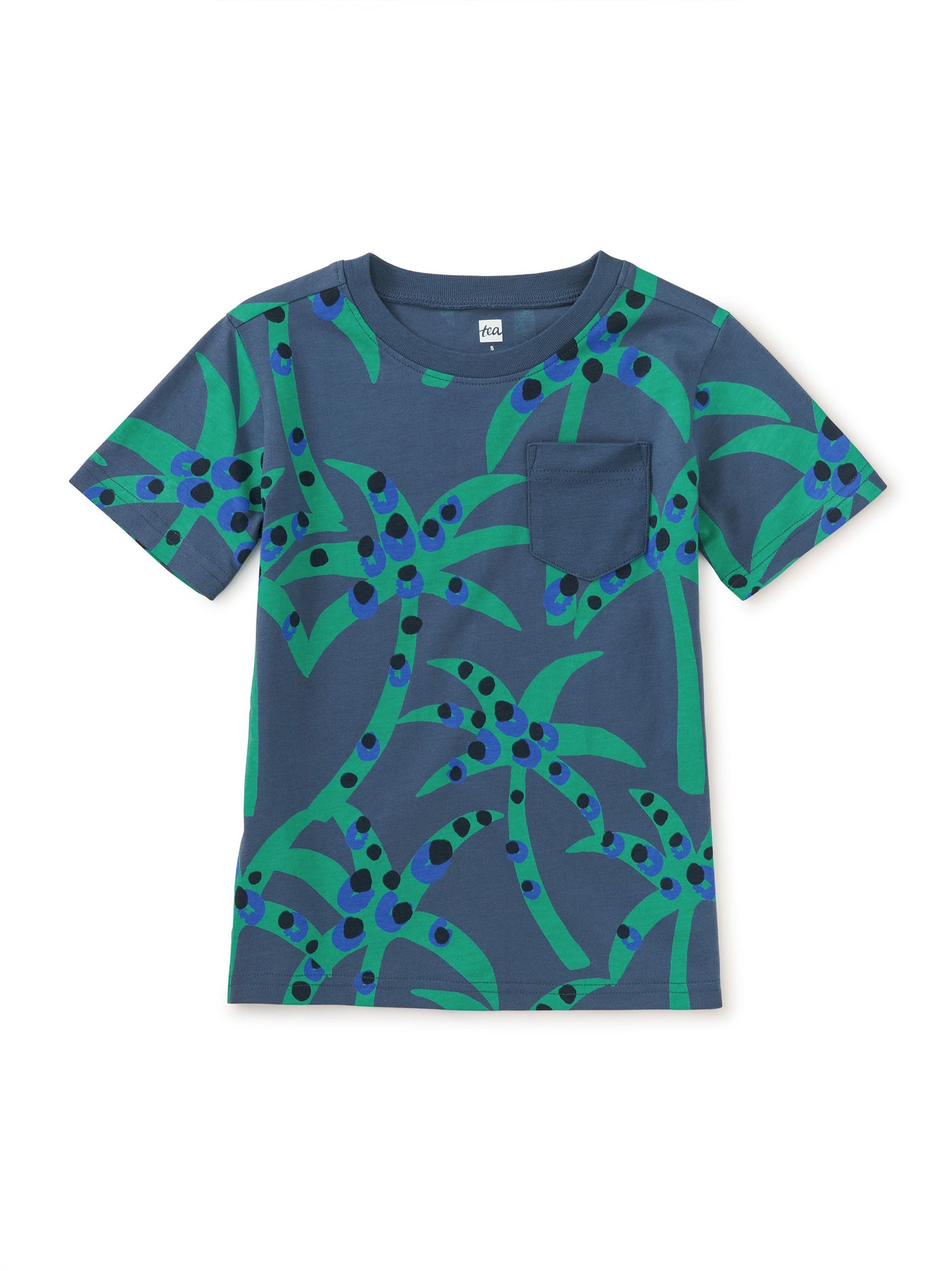 Printed Pocket Tee | Spotted Palms