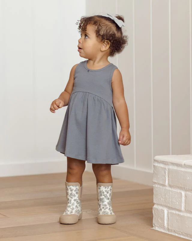 Rain Boots || Blue Floral