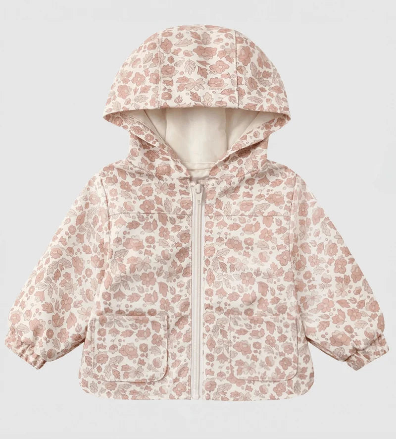 Rain Coat  Pink Blossom