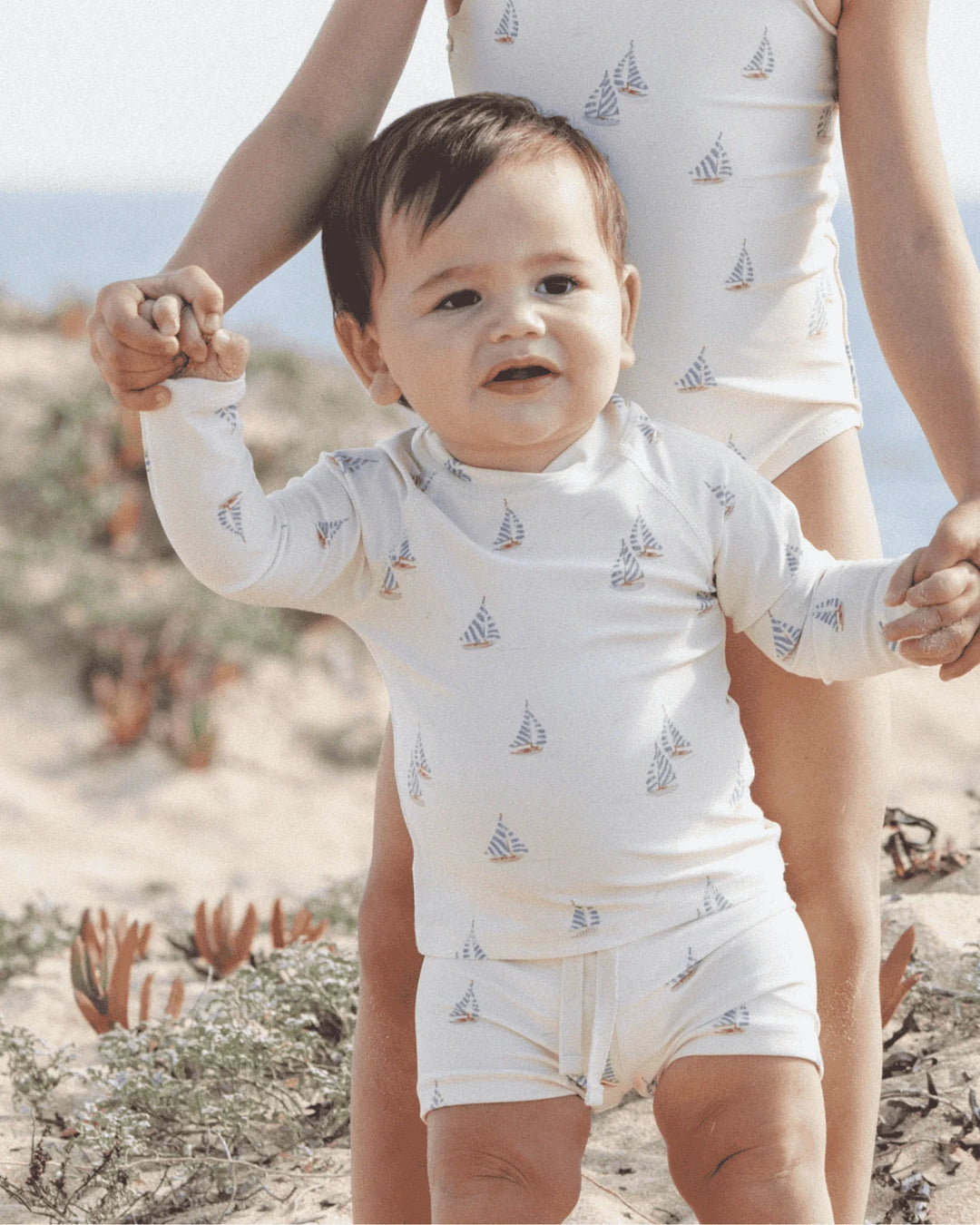 Boys Rashguard Set Sail