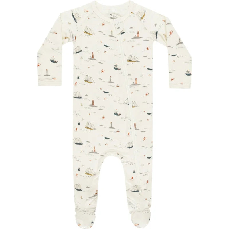 Nautical Footed Sleeper