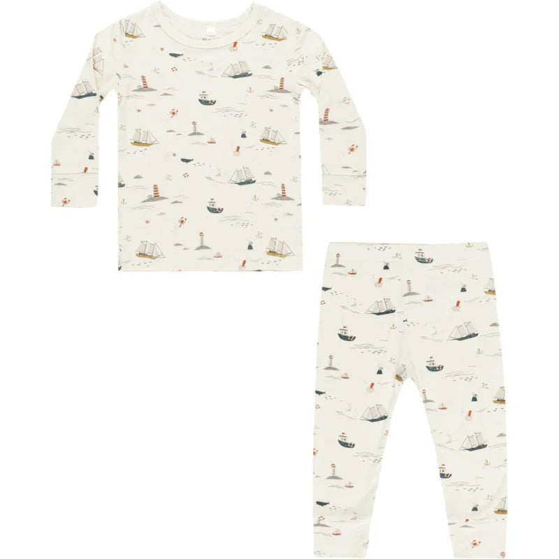 Nautical Long Sleeve Pjs