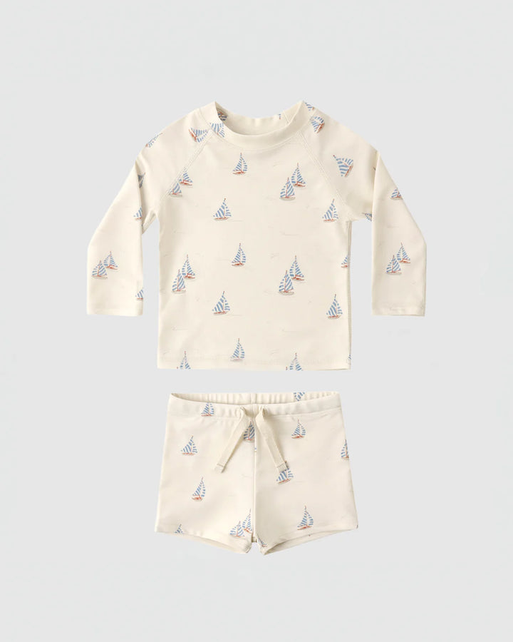 Boys Rashguard Set Sail