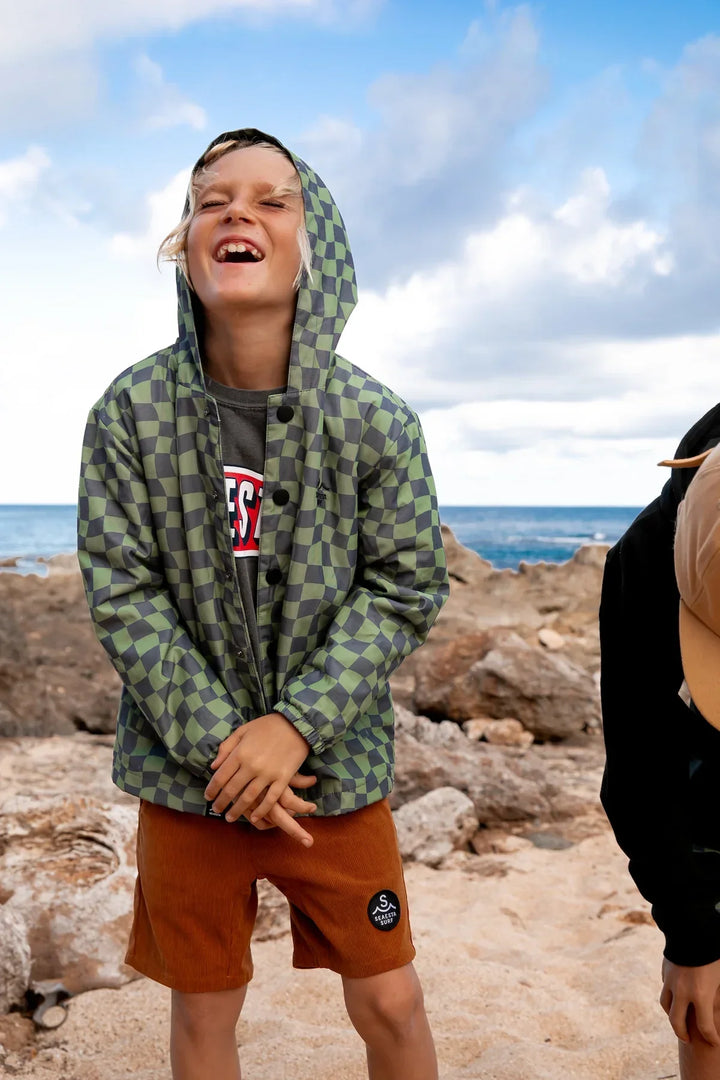 Wavy Checks Offshore Jacket