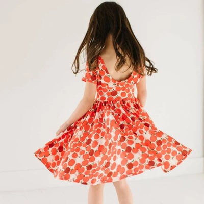 Classic Twirl Dress in Apple