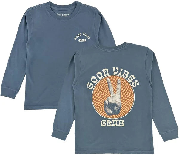 Good Vibes L/S Tee - Coal