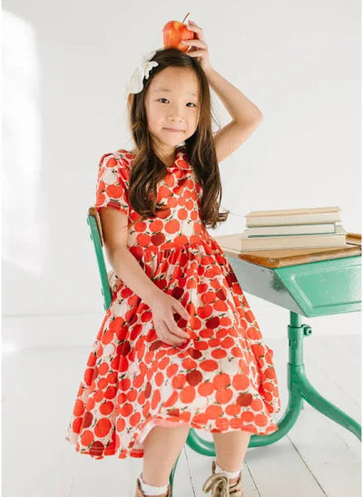 Classic Twirl Dress in Apple